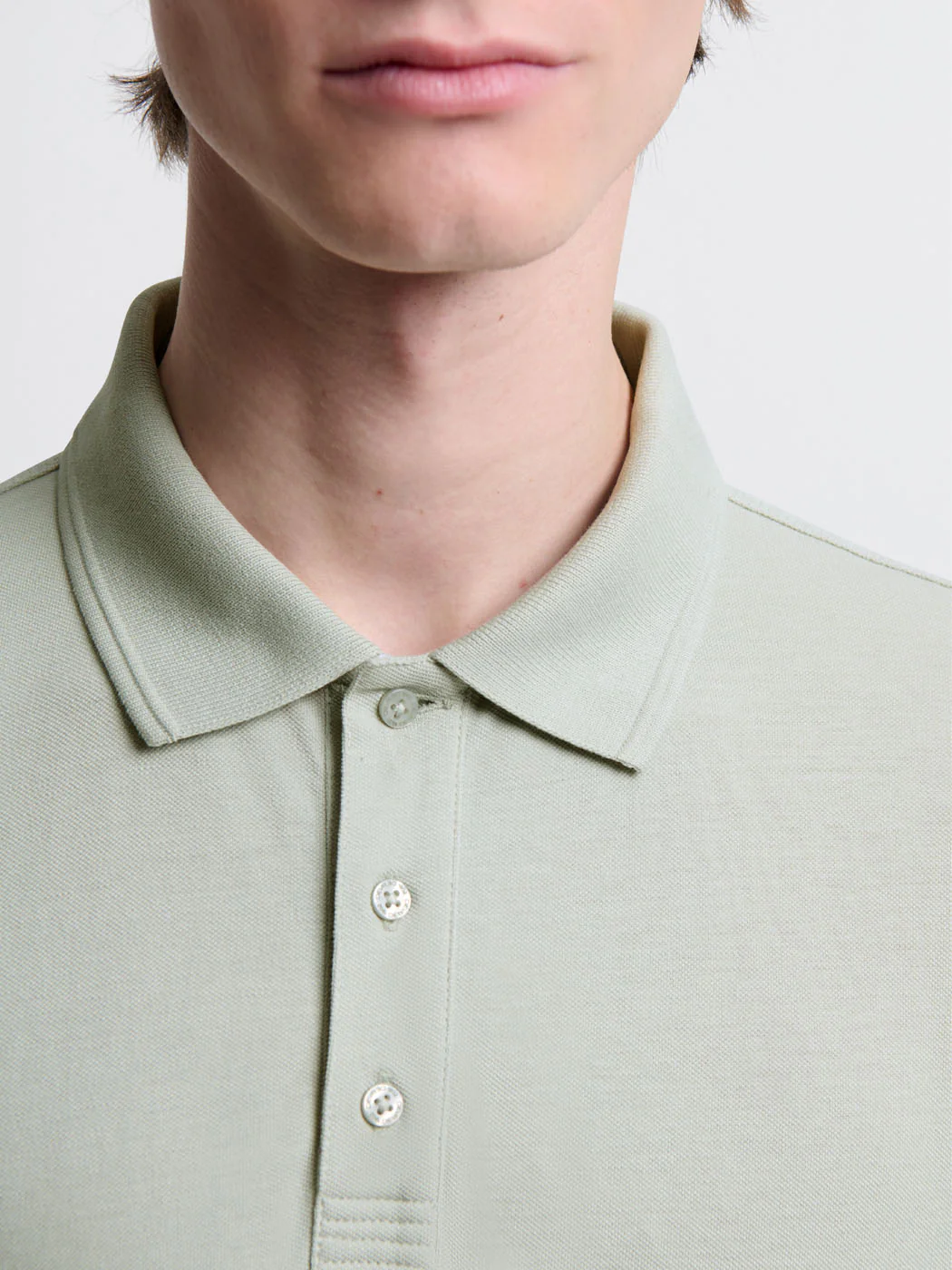 Polo col boutonné en coton - Image 5