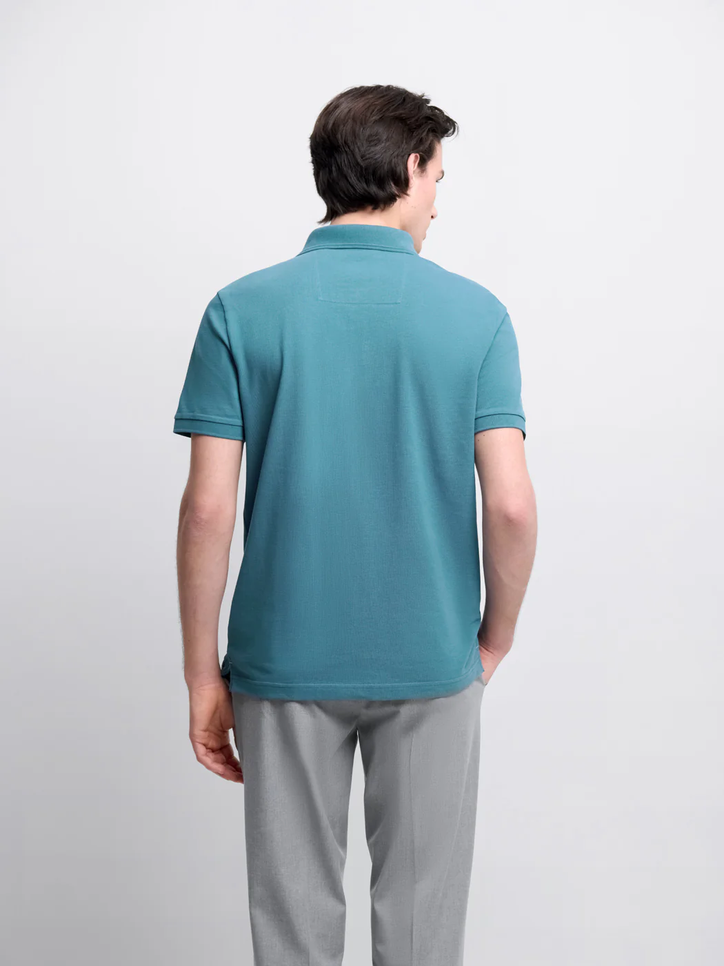 Polo col boutonné en coton - Image 2