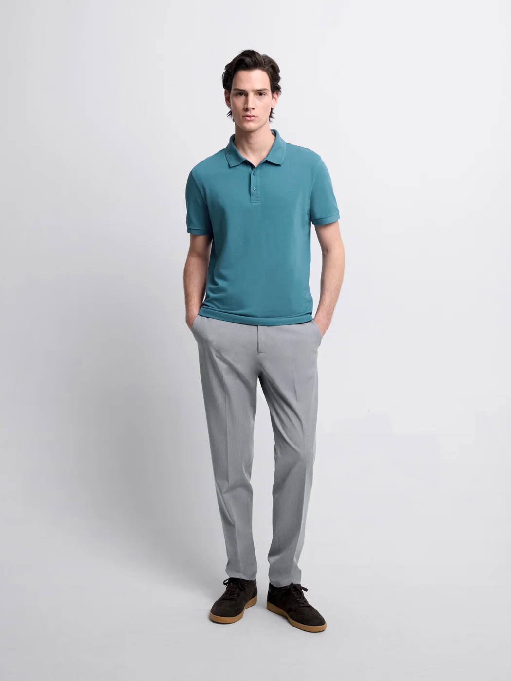 Polo col boutonné en coton - Image 4