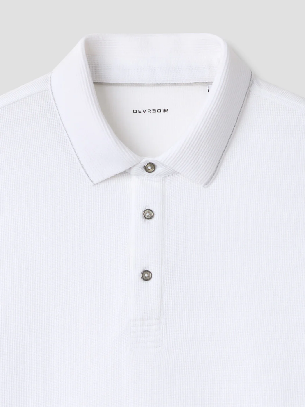 Polo col boutonné gauffré - Image 6