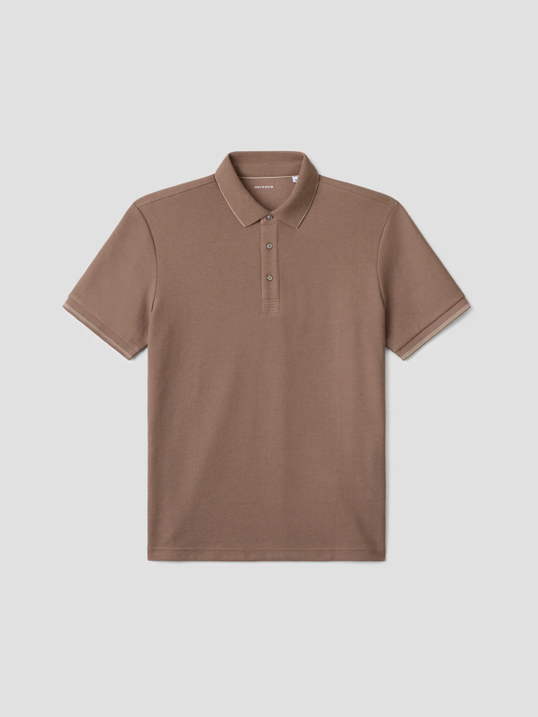Polo col boutonné gauffré - Image 3