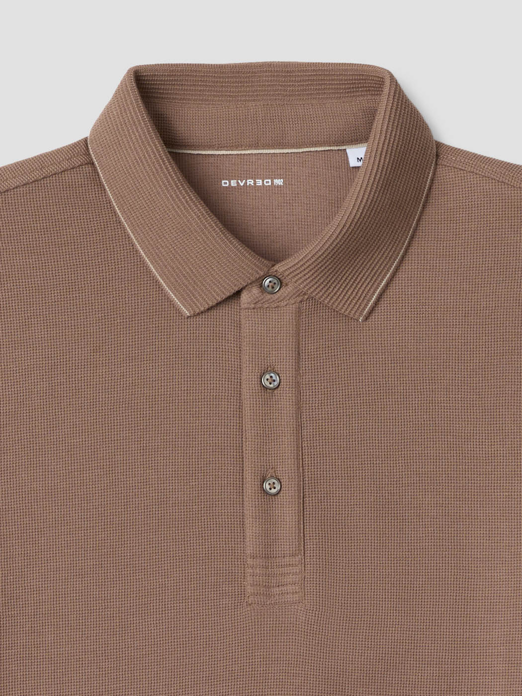 Polo col boutonné gauffré - Image 6