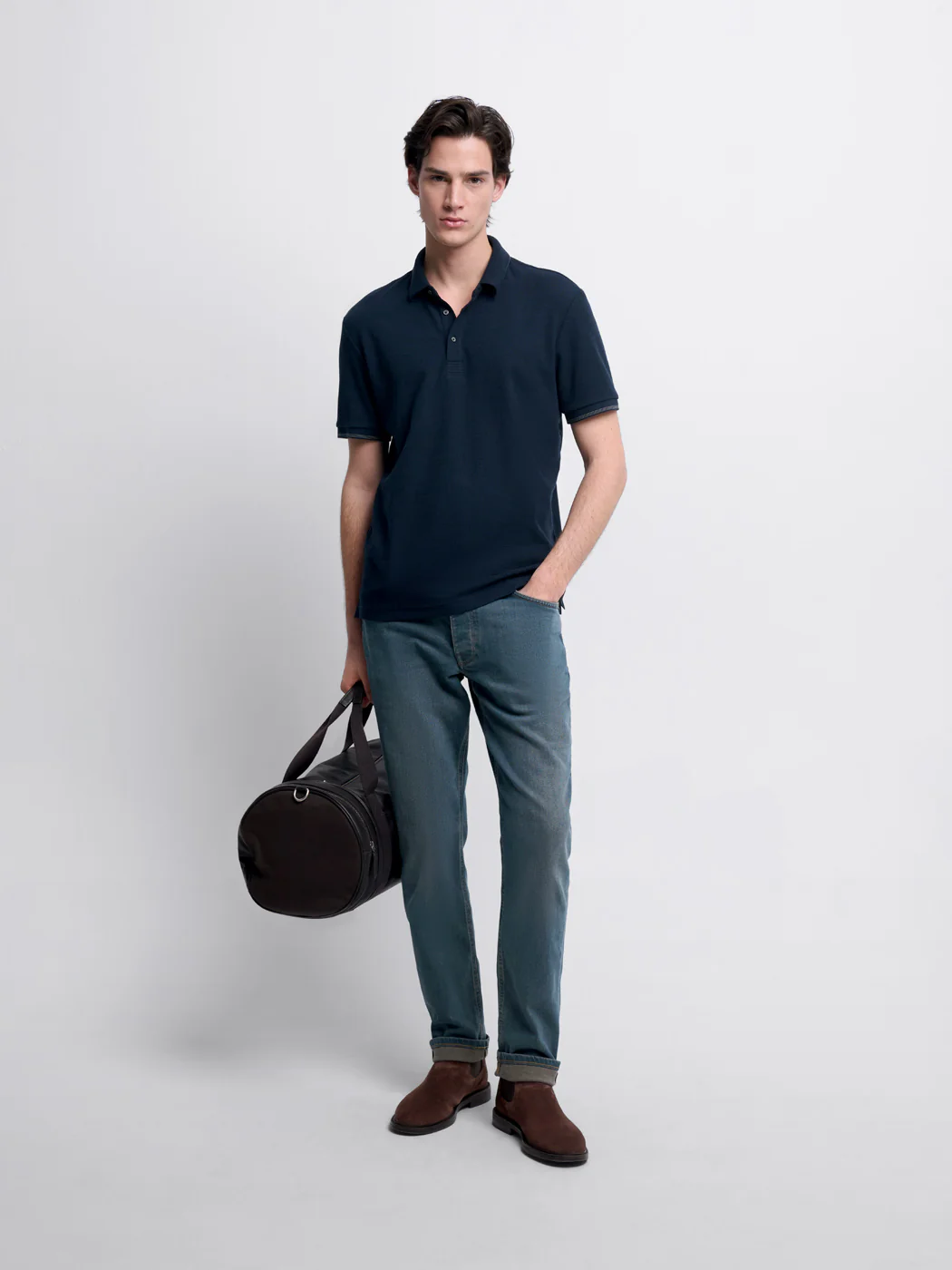 Polo col boutonné gauffré - Image 4