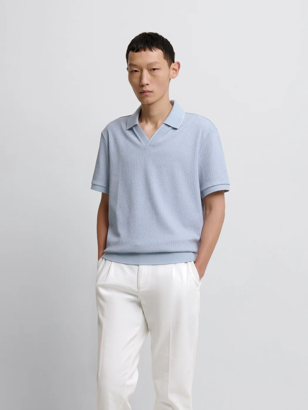 Polo col ouvert
