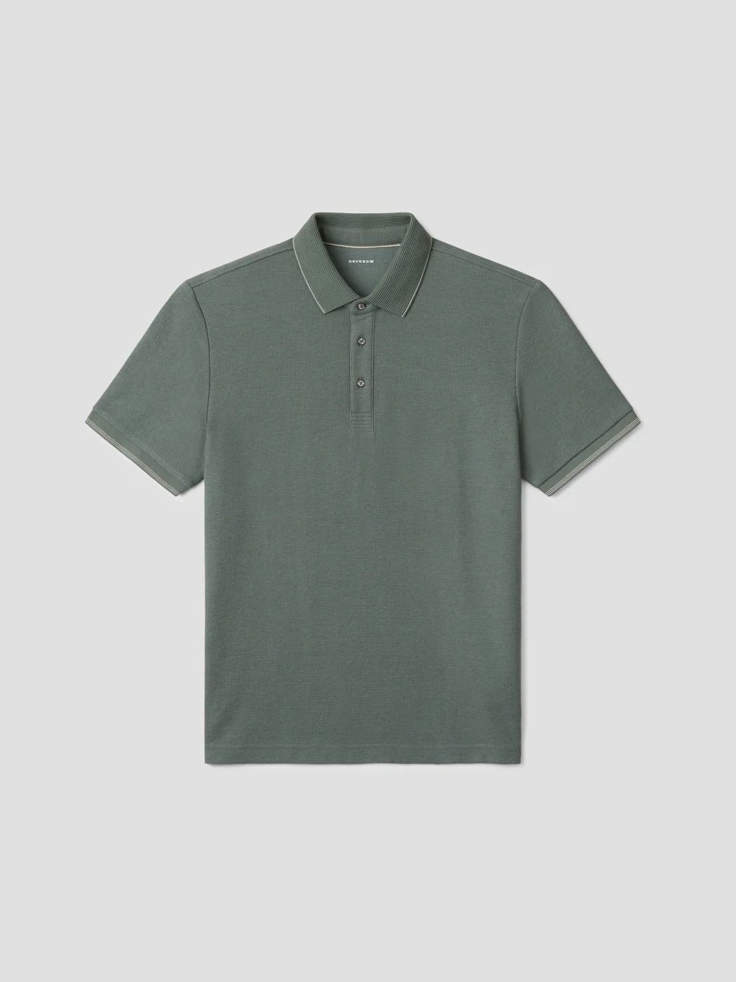 Polo col boutonné gauffré - Image 3