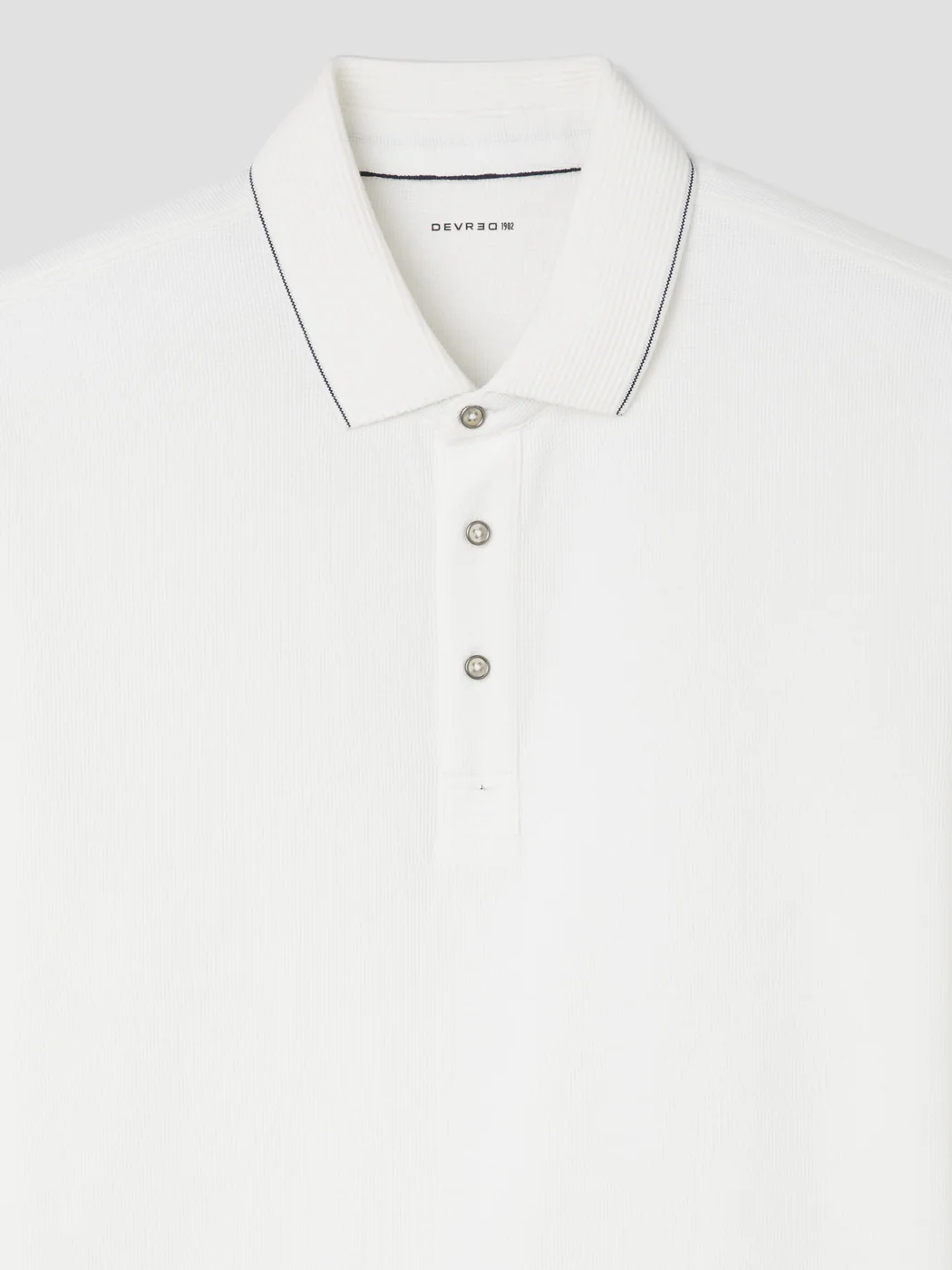Polo col boutonné gauffré - Image 6