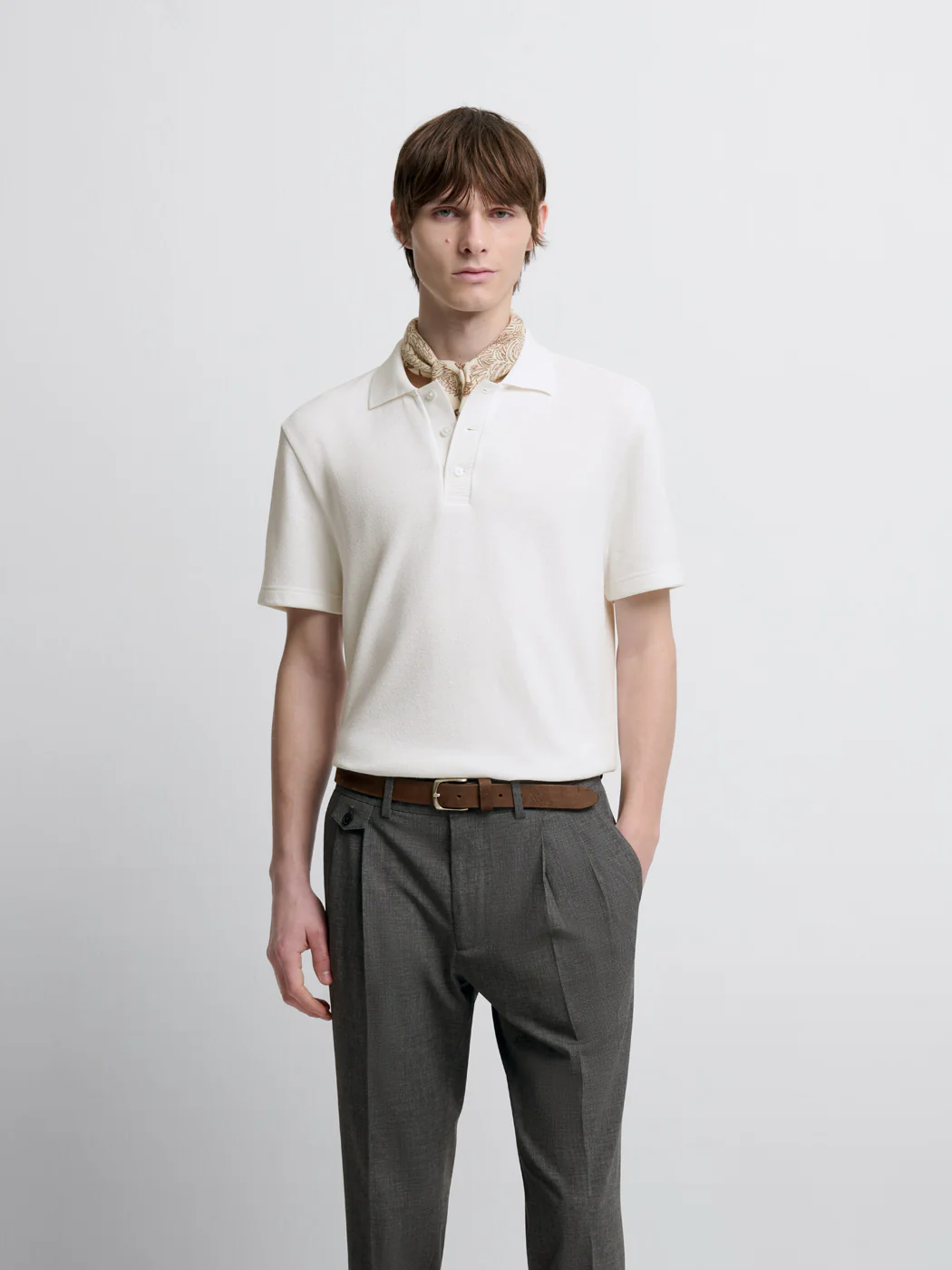 Polo col boutonné