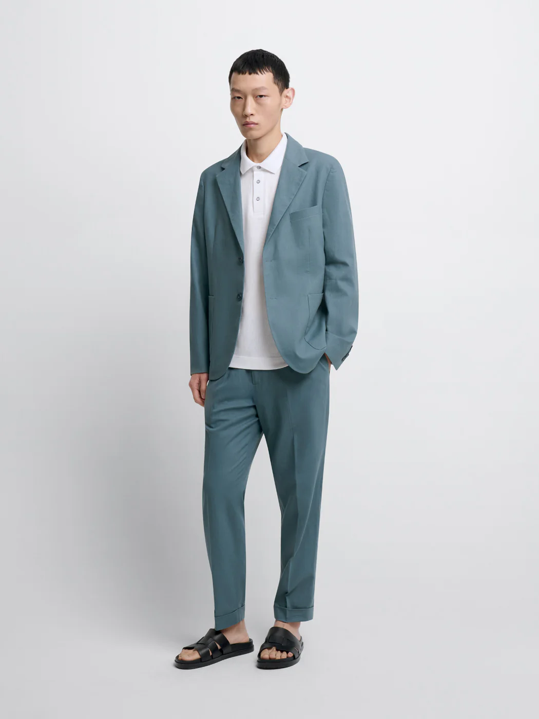 Polo col boutonné en coton - Image 4
