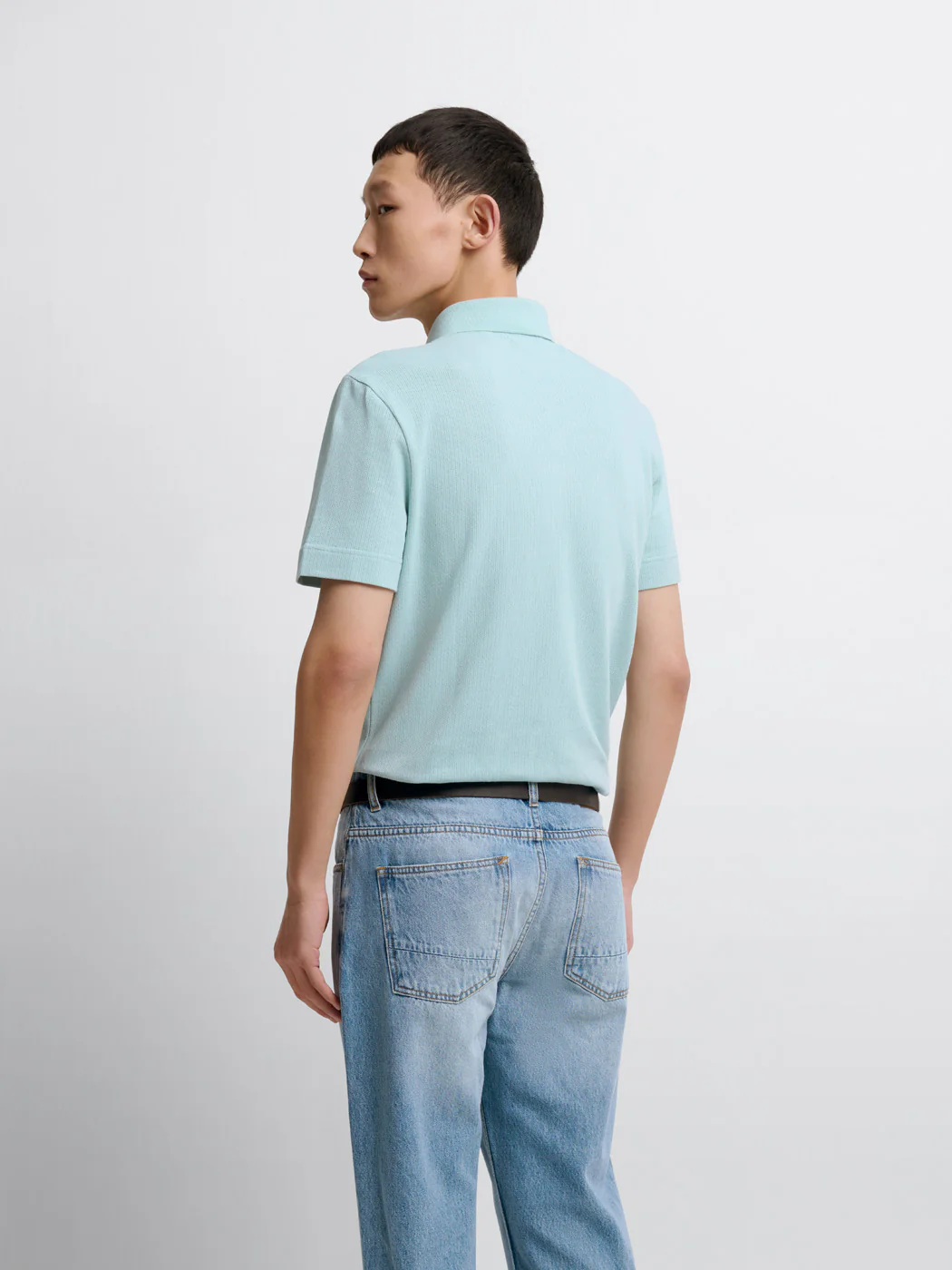 Polo col boutonné en coton - Image 2