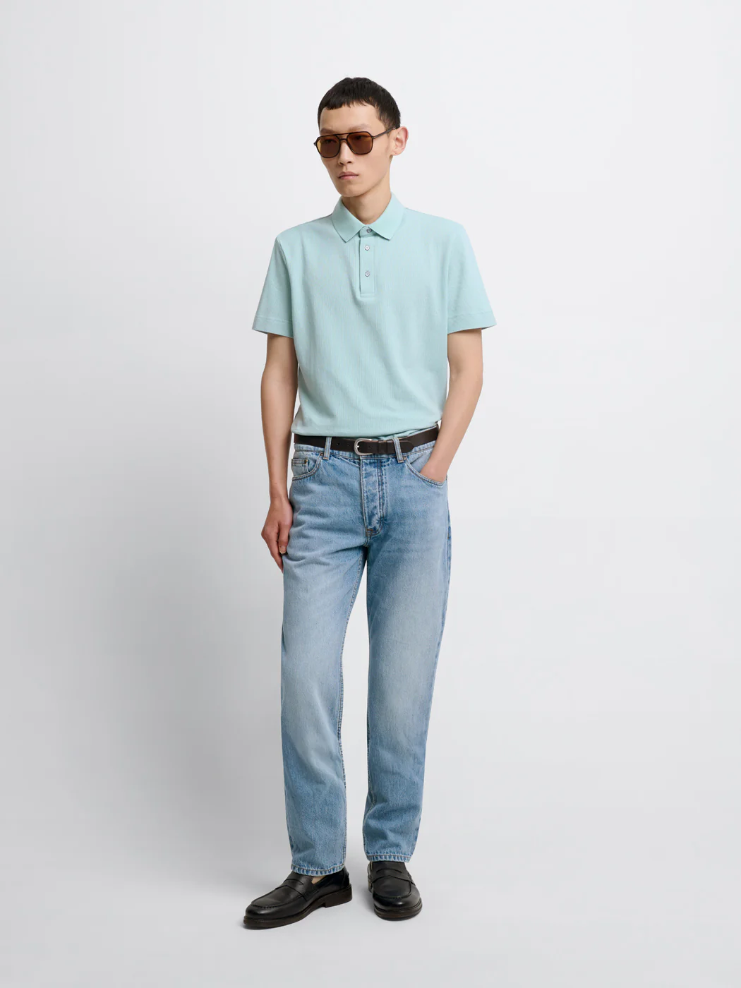 Polo col boutonné en coton - Image 4