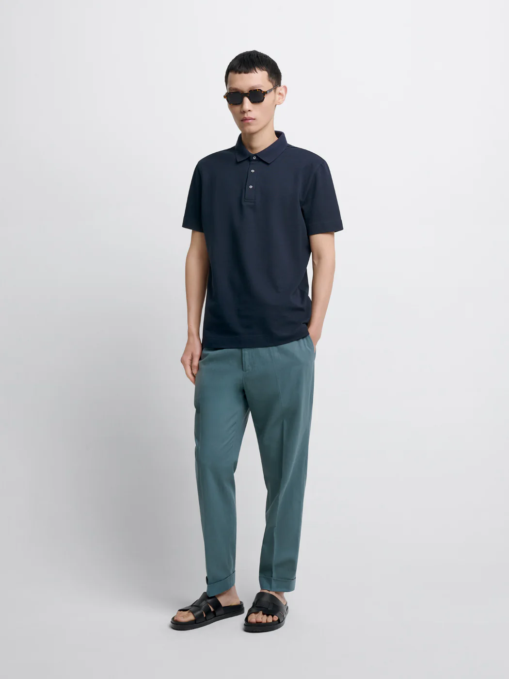 Polo col boutonné en coton - Image 4