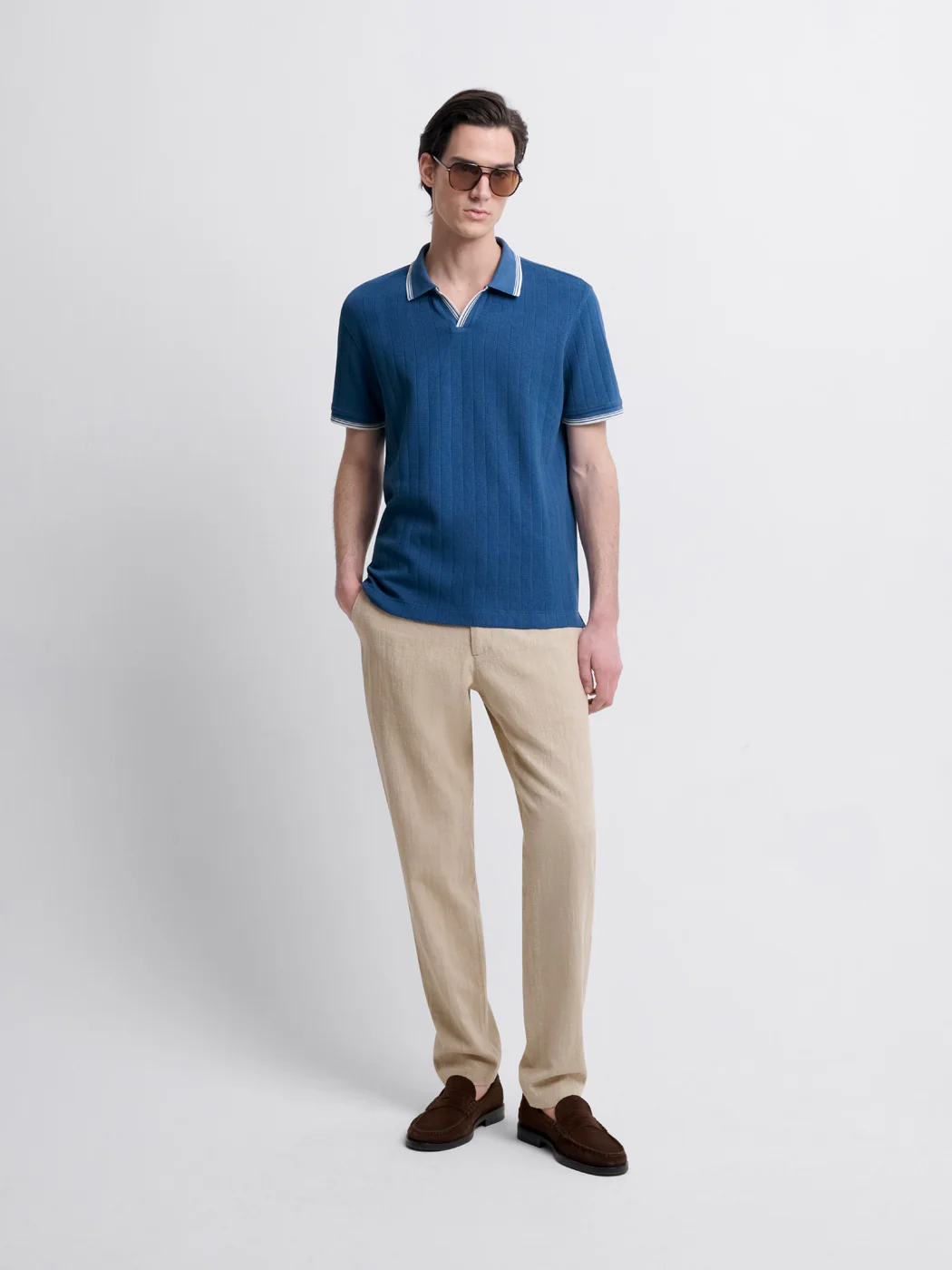 Polo col derby en coton - Image 4