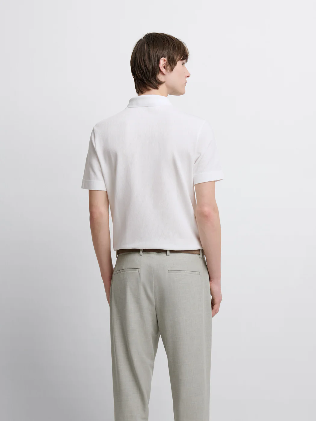 Polo col boutonné en coton - Image 2