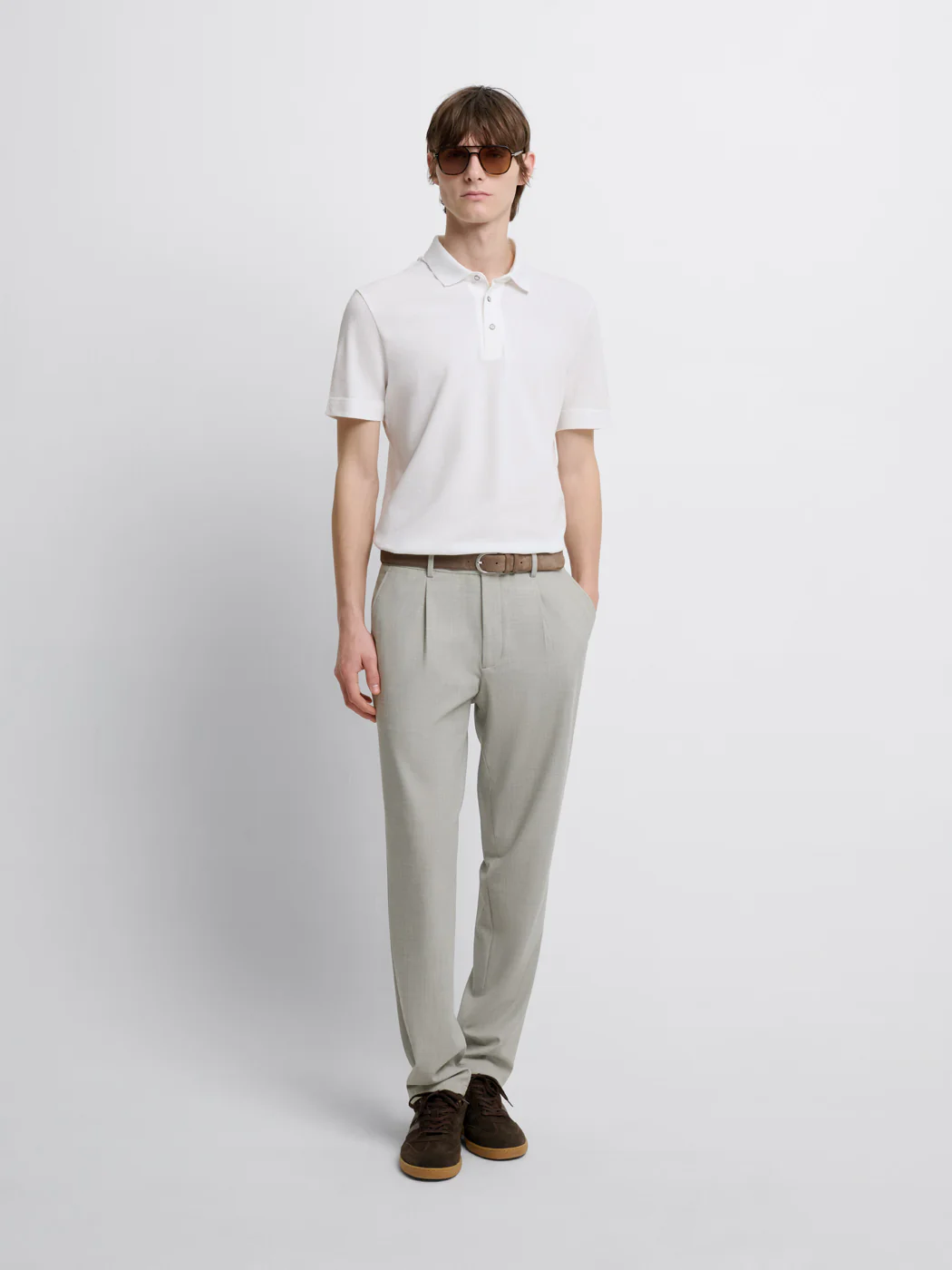 Polo col boutonné en coton - Image 4