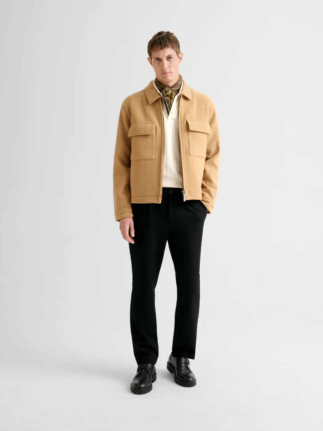 Polo boutonné en coton - Image 3
