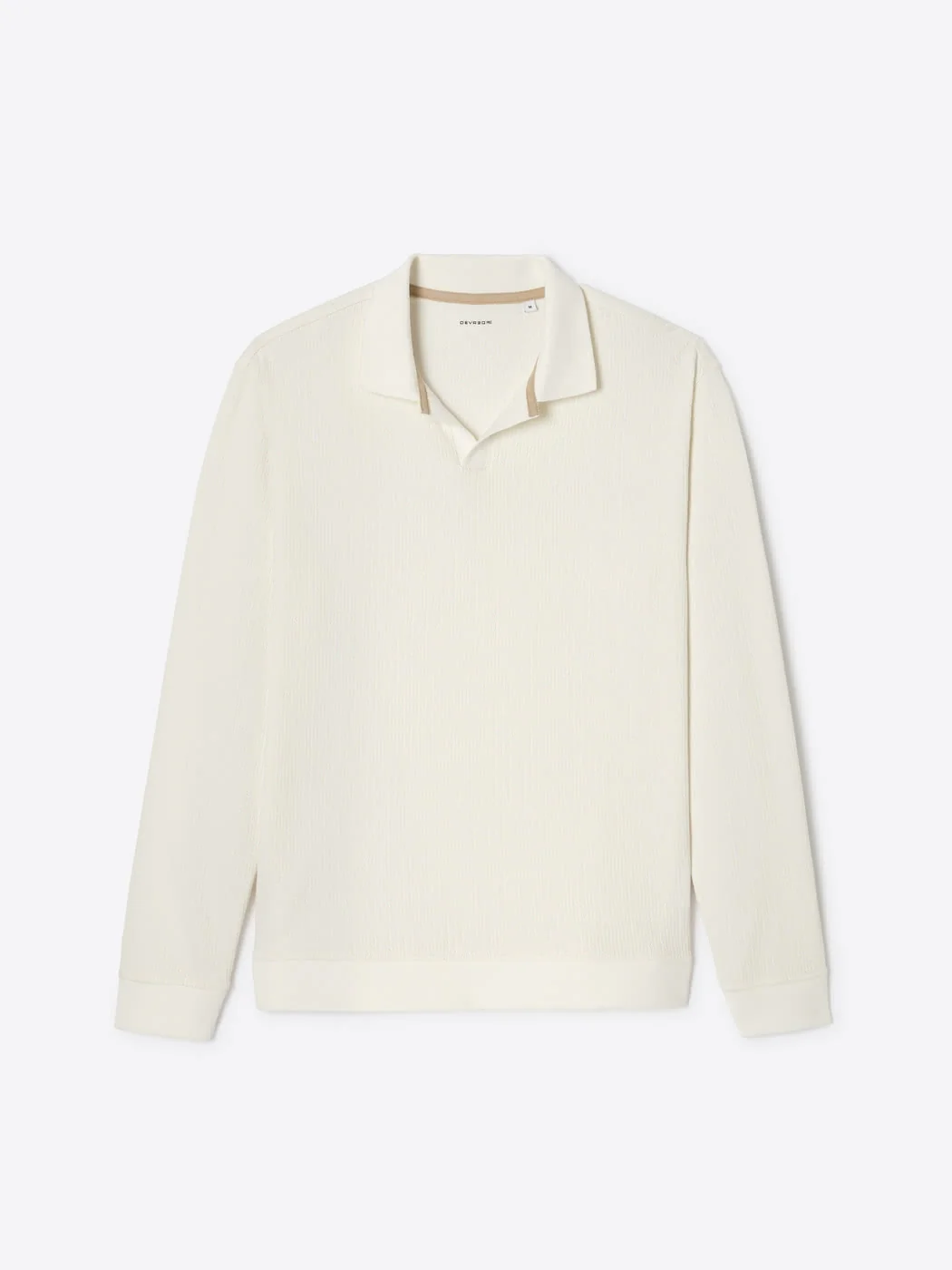 Polo manches longues en coton - Image 3