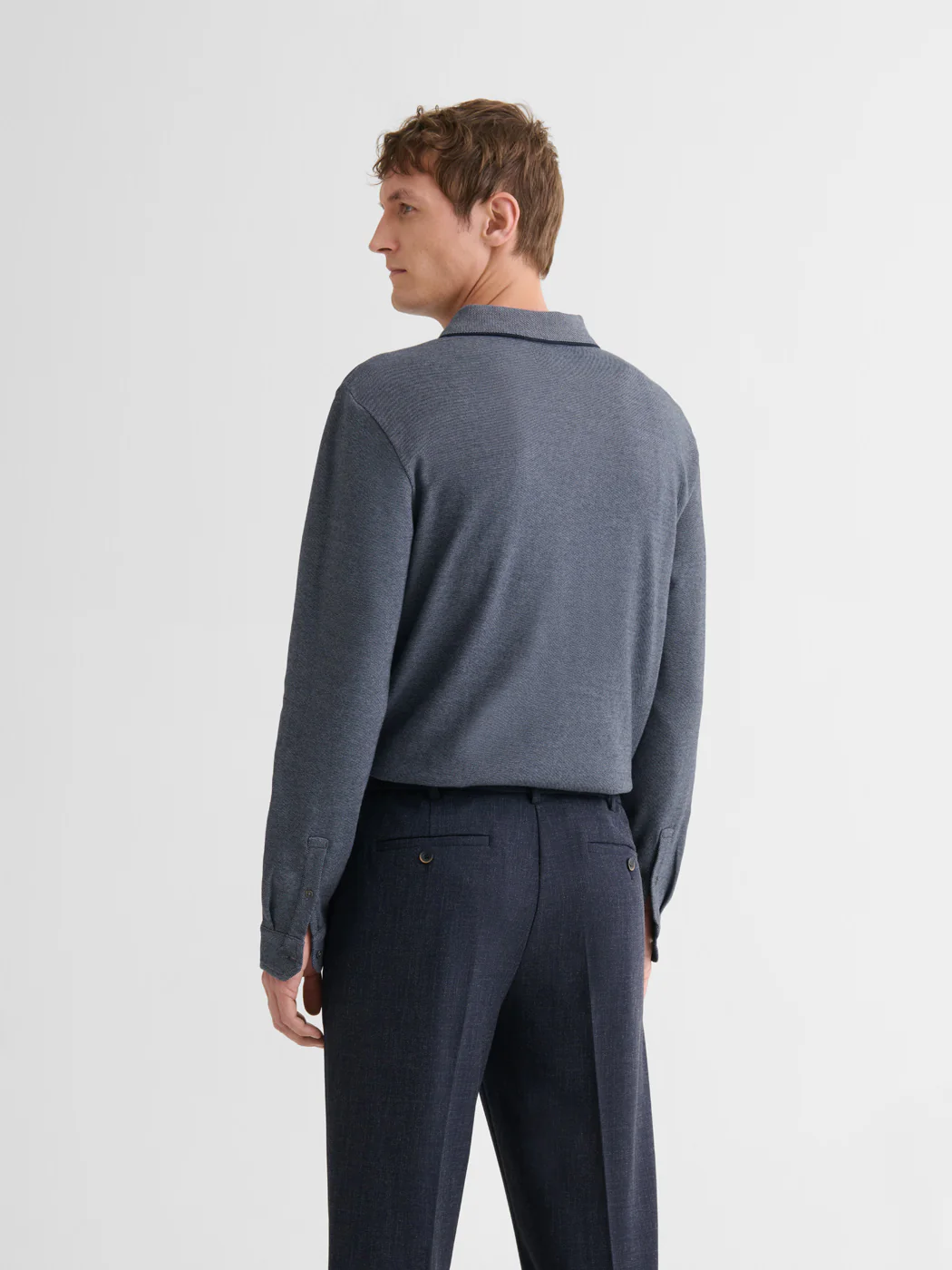 Polo zippé en coton - Image 2