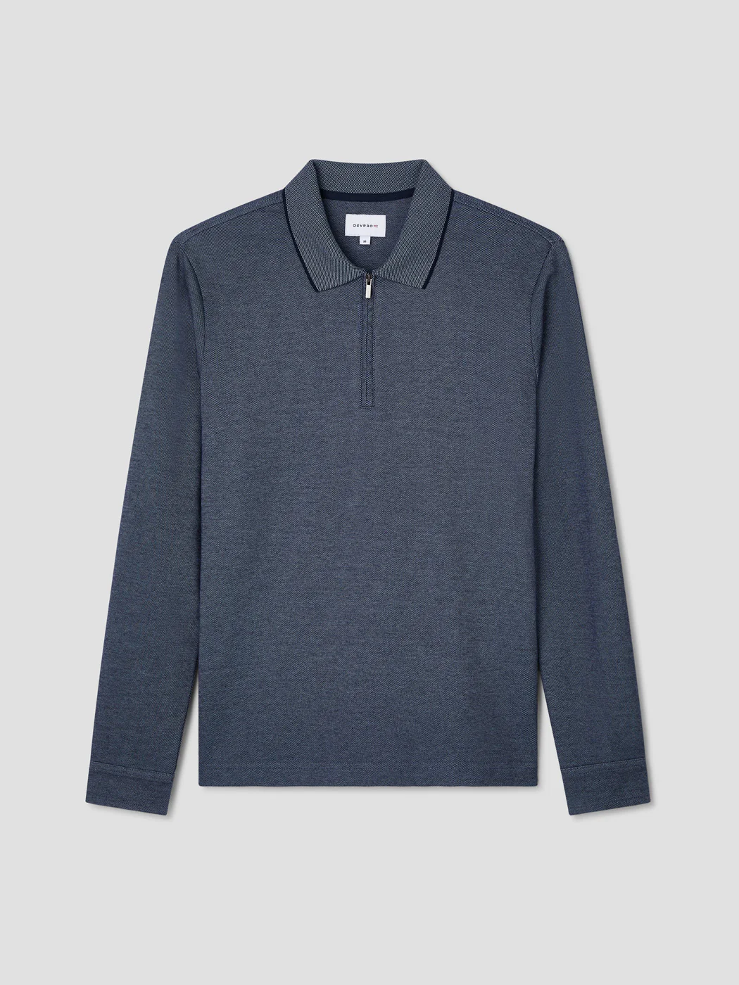 Polo zippé en coton - Image 3