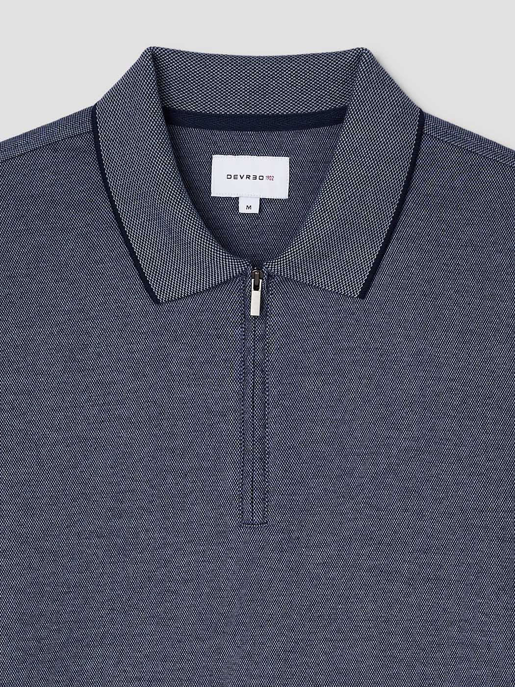 Polo zippé en coton - Image 6