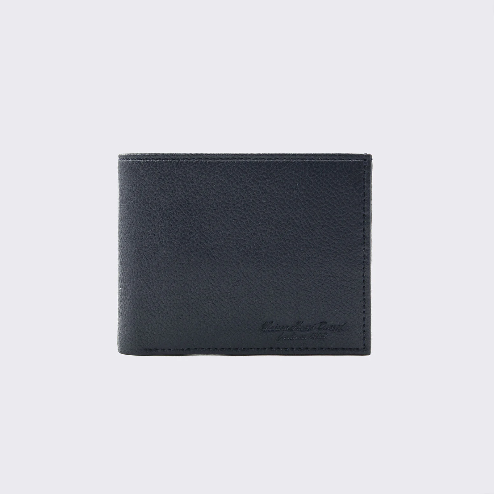 Portefeuille en cuir grainé