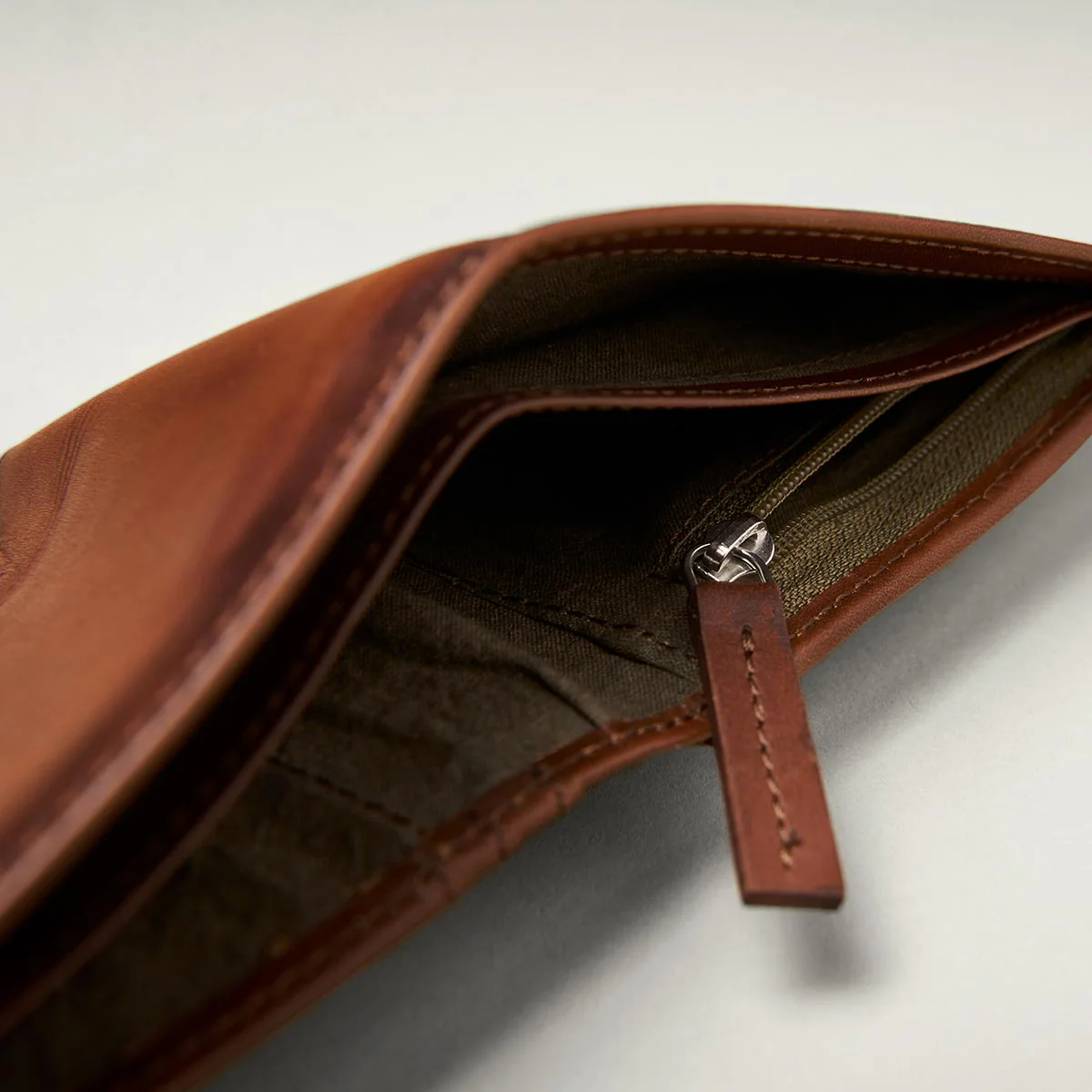Portefeuille en cuir lisse - Image 3