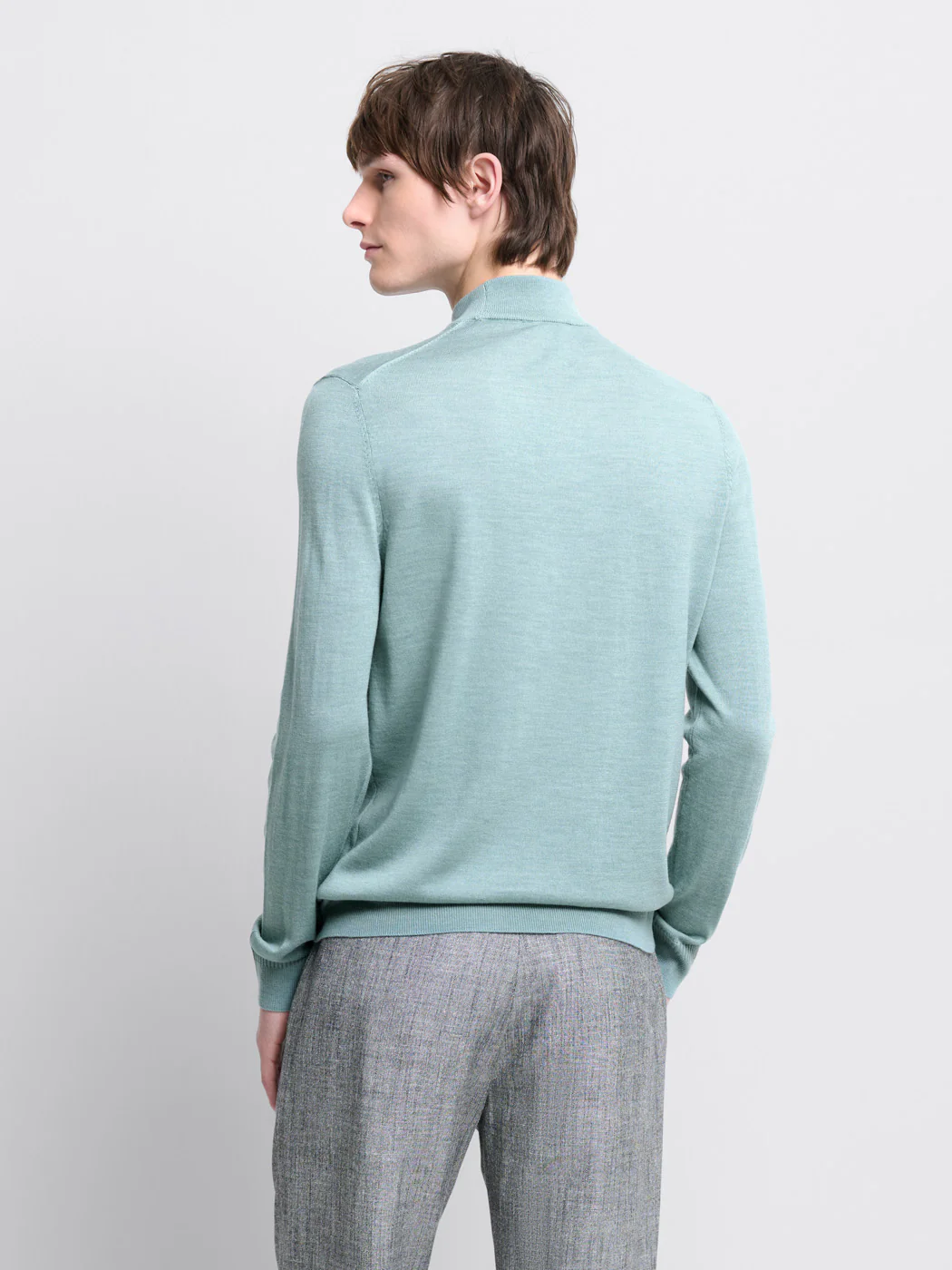 Pull col cheminée en laine Mérinos - Image 2