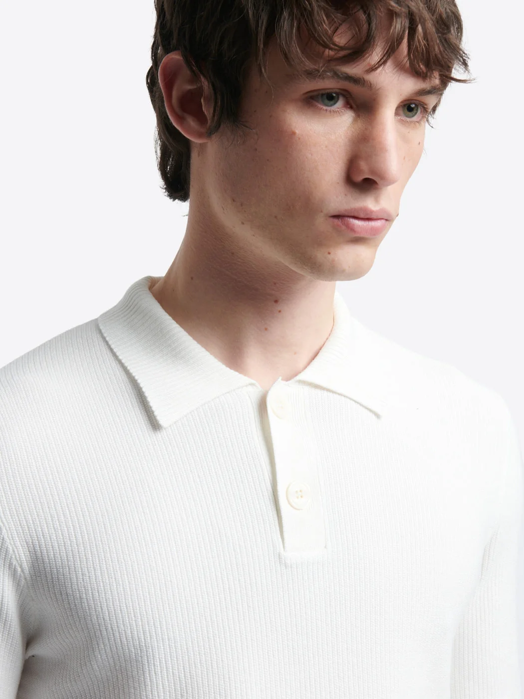 Pull polo col boutonné viscose certifiée - Image 5