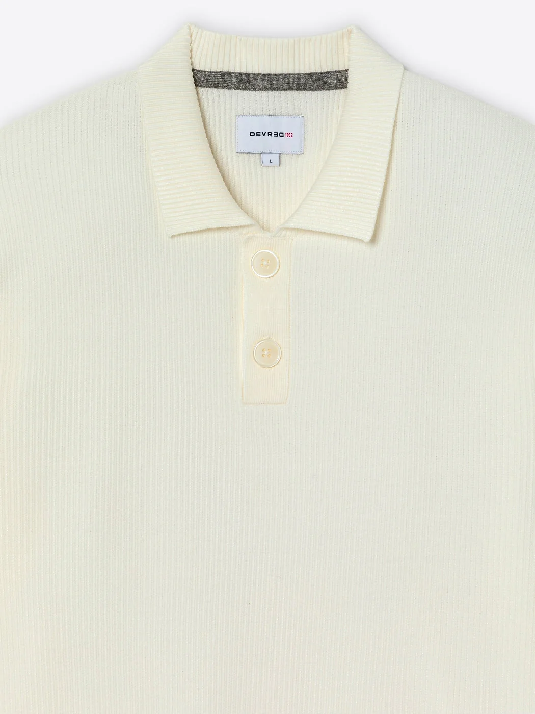 Pull polo col boutonné viscose certifiée - Image 6