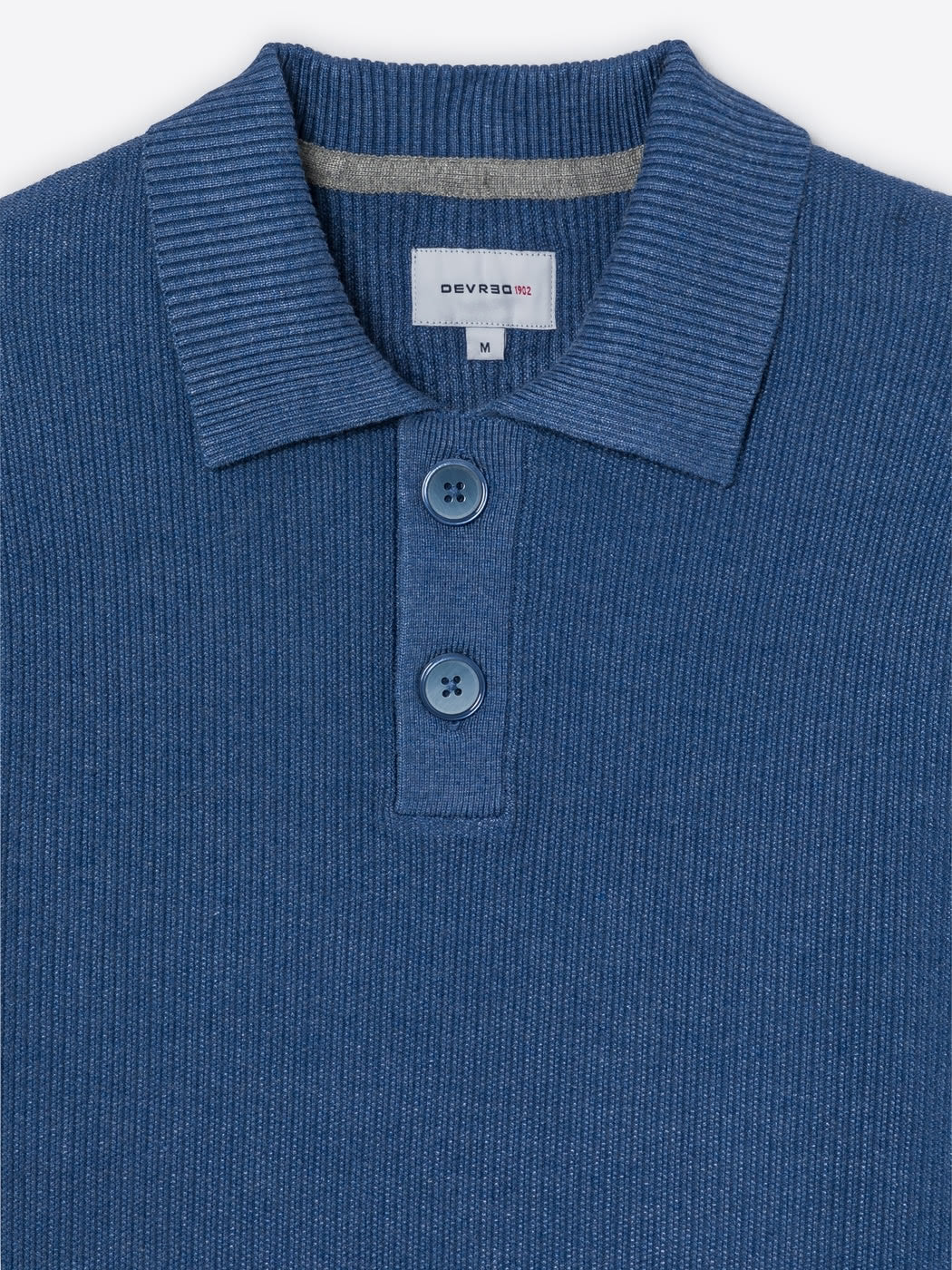 Pull polo col boutonné viscose certifiée - Image 6
