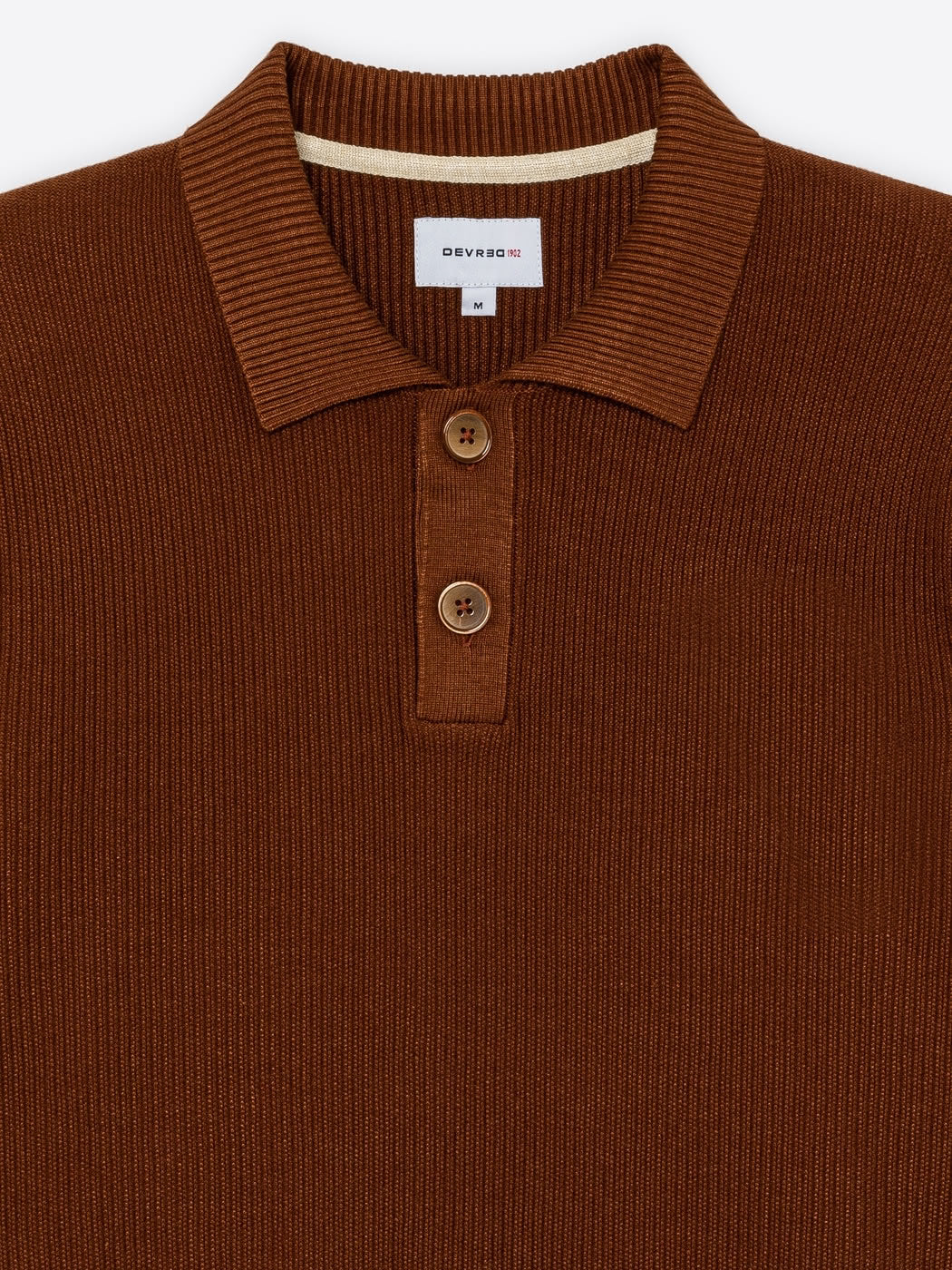 Pull polo col boutonné viscose certifiée - Image 6