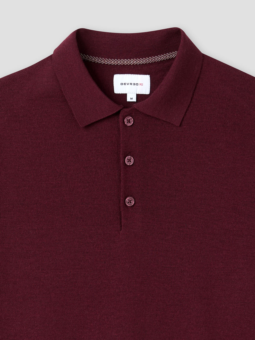 Polo boutonné en laine Mérinos - Image 6