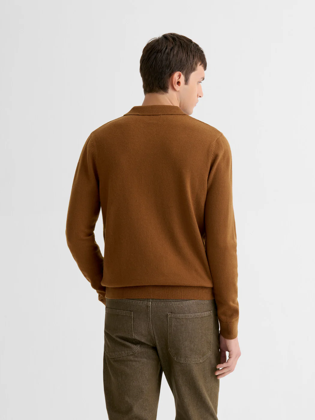 Pull col ouvert en laine et cachemire - Image 2