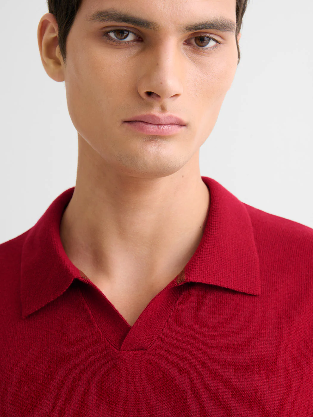 Pull col ouvert en laine et cachemire - Image 5