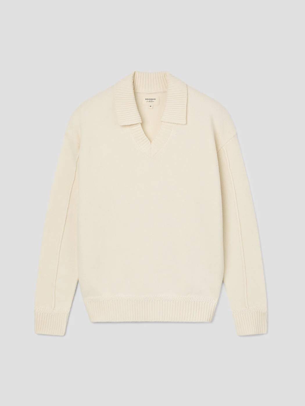 Pull double col polo ouvert - L'atelier - Image 3