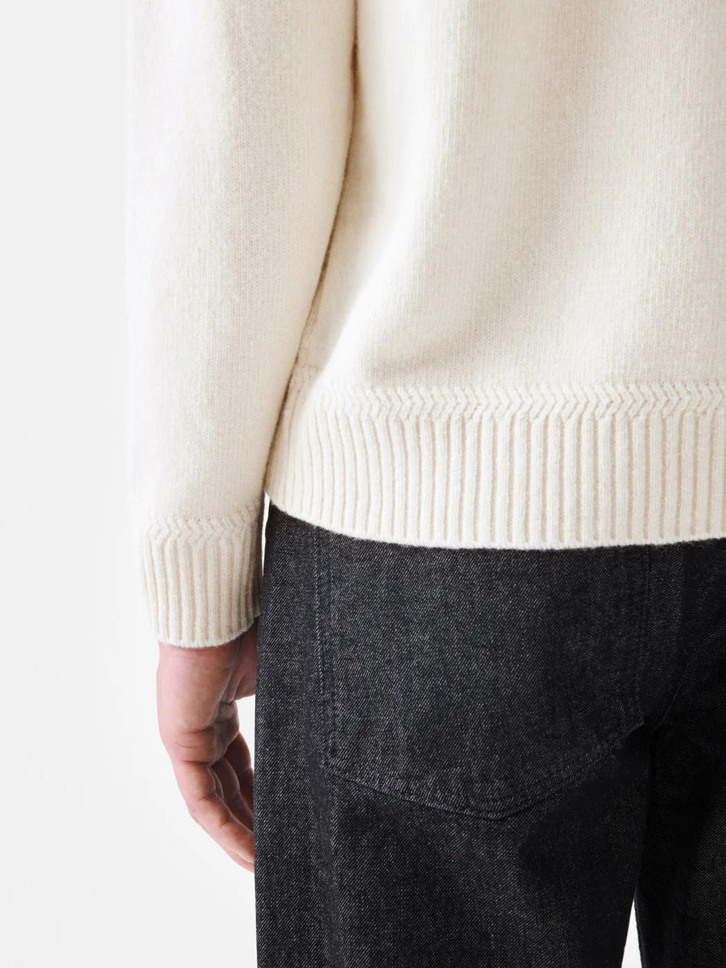 Pull double col polo ouvert - L'atelier - Image 5