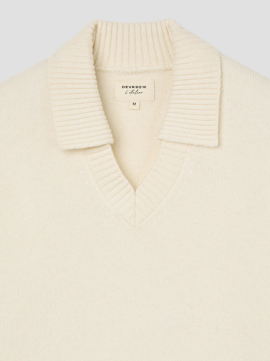 Pull double col polo ouvert - L'atelier - Image 6