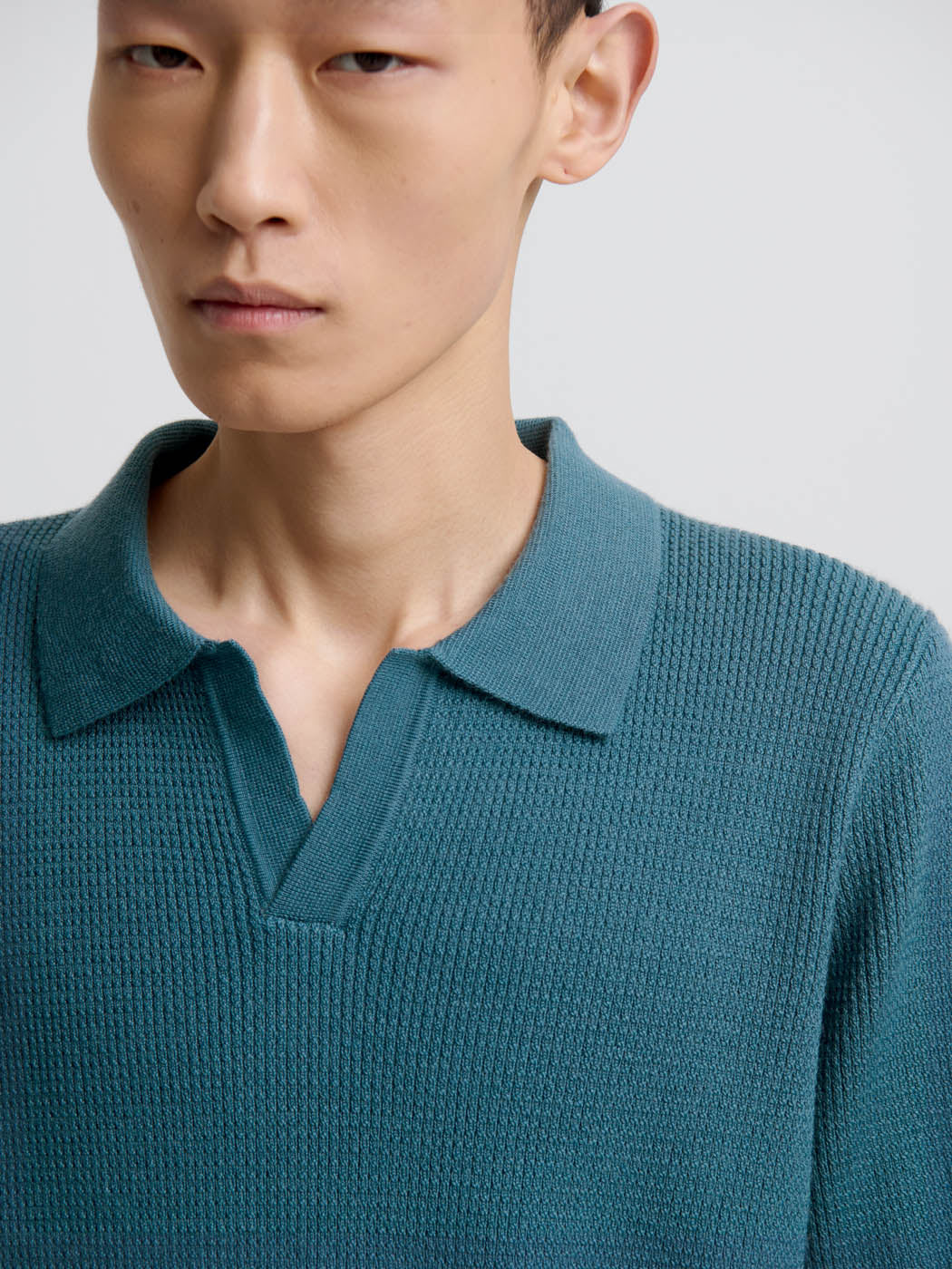 Pull col polo ouvert - Image 5
