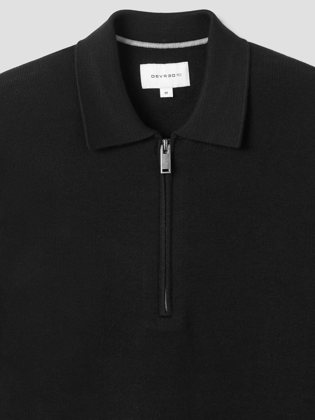 Pull col polo zippé en viscose certifiée - Image 5