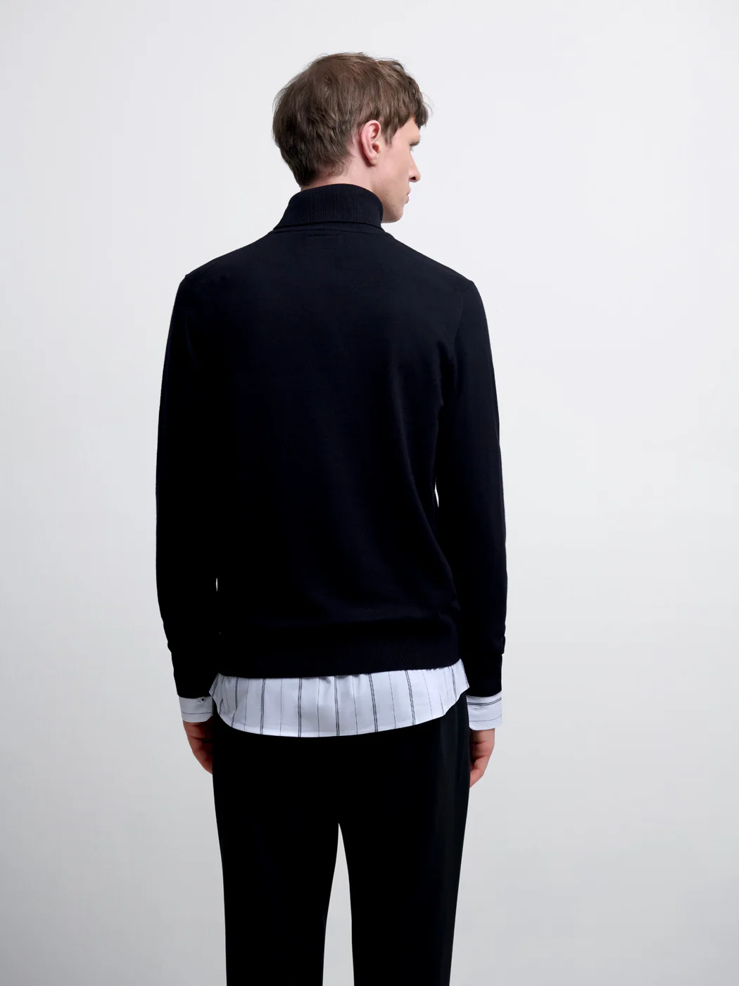 Pull col roulé en jersey - Image 2