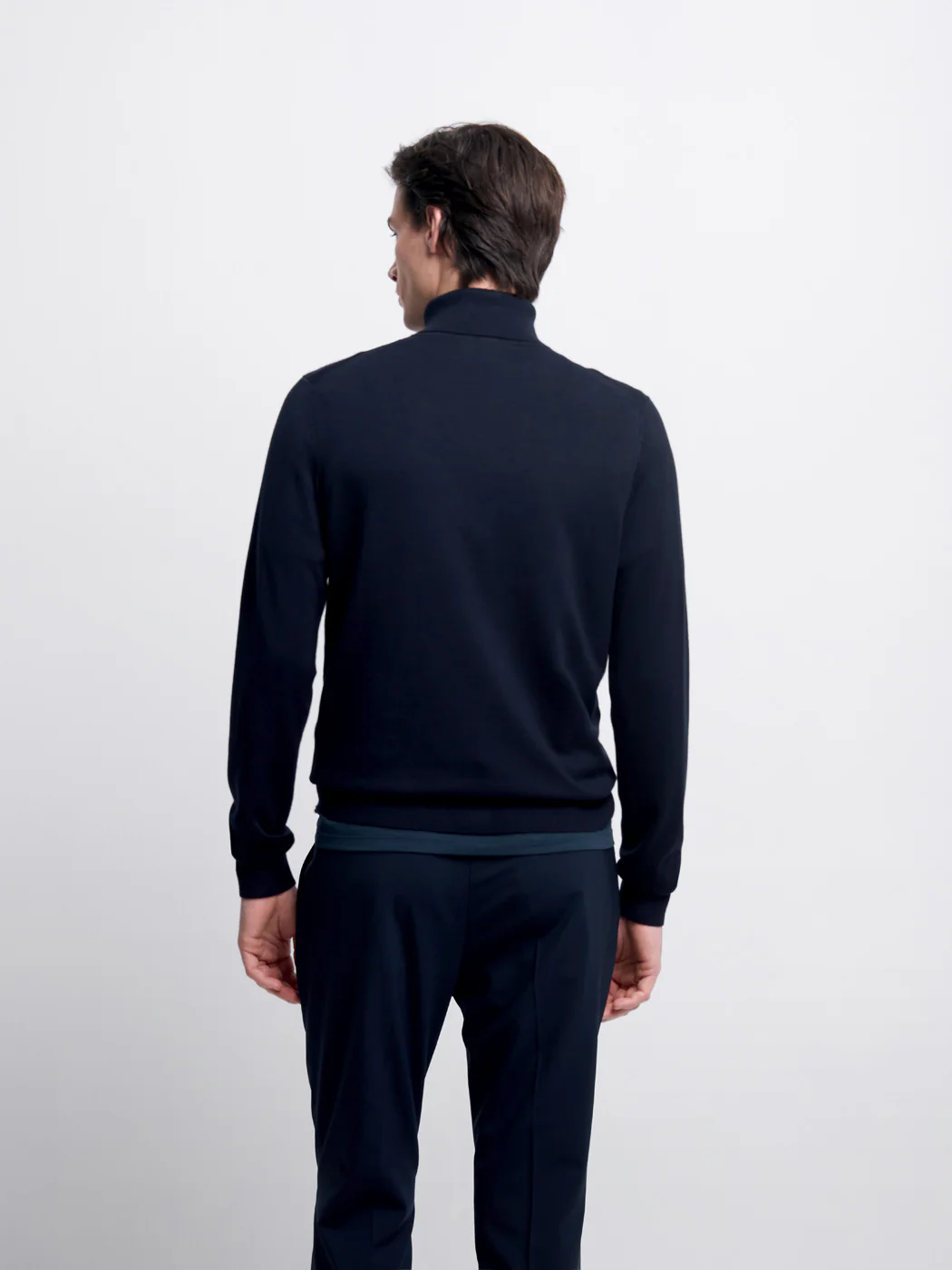 Pull col roulé en jersey - Image 2