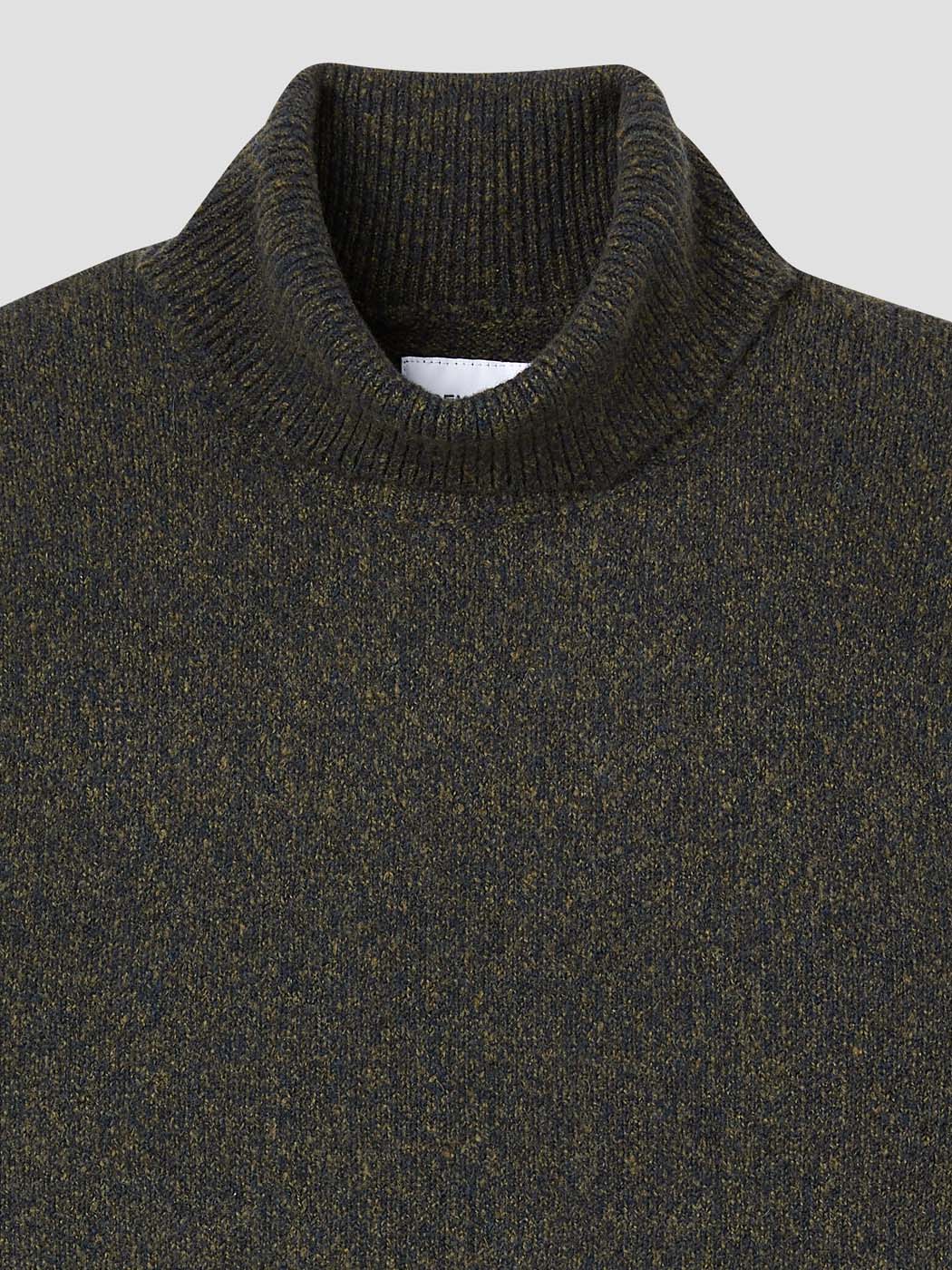 Pull col roulé jersey chiné - Image 6