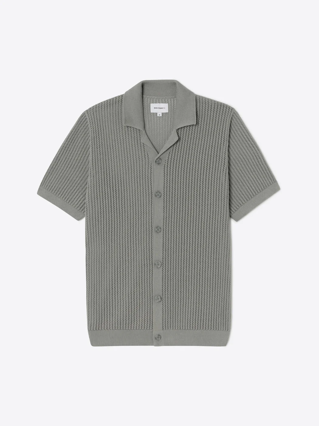 Chemise maille ajourée en coton bio - Image 3
