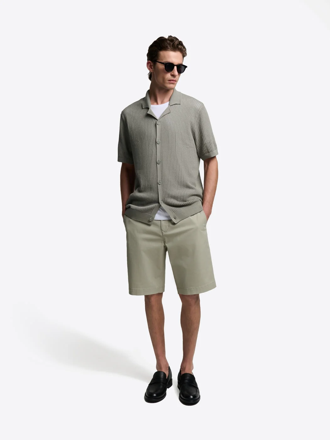 Chemise maille ajourée en coton bio - Image 4