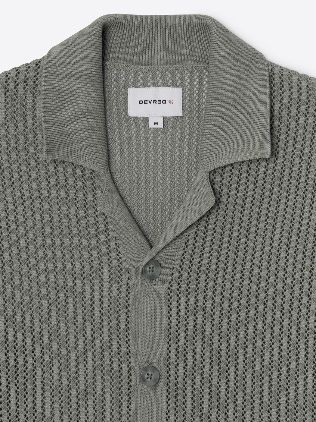Chemise maille ajourée en coton bio - Image 6