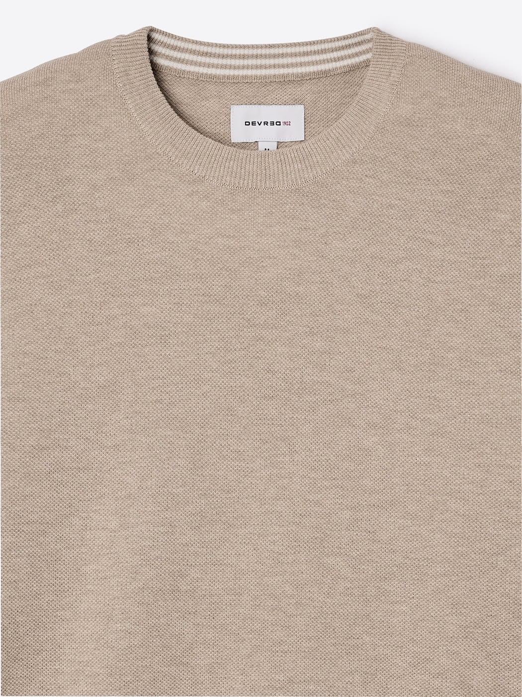 T-shirt maille col rond en coton bio - Image 6