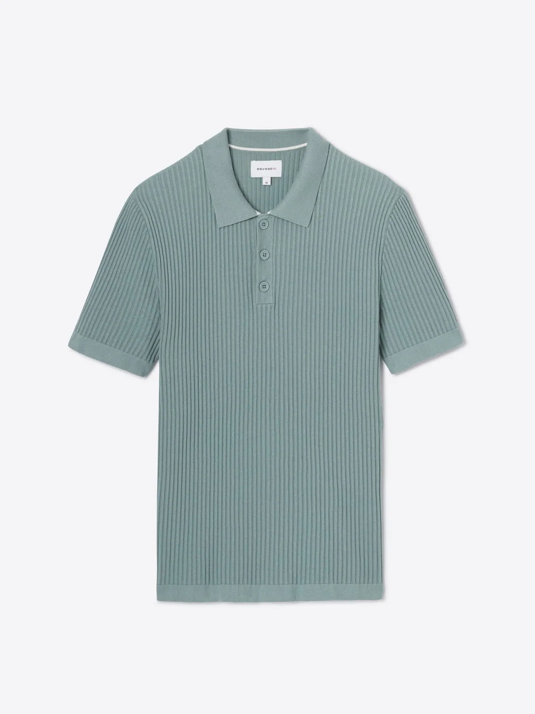 Polo maille boutonné en coton - Image 3