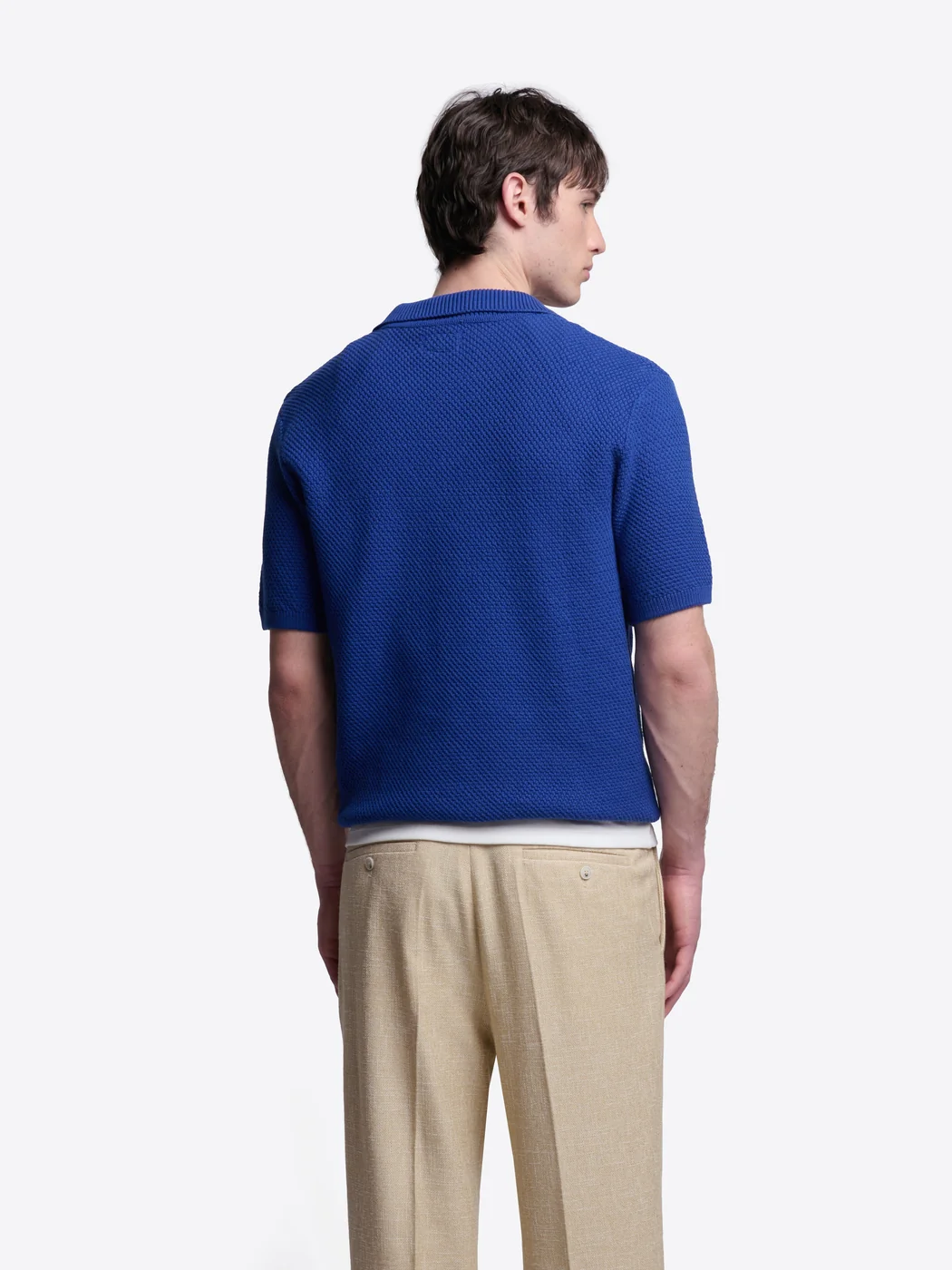 Polo maille col derby - L'atelier - Image 2