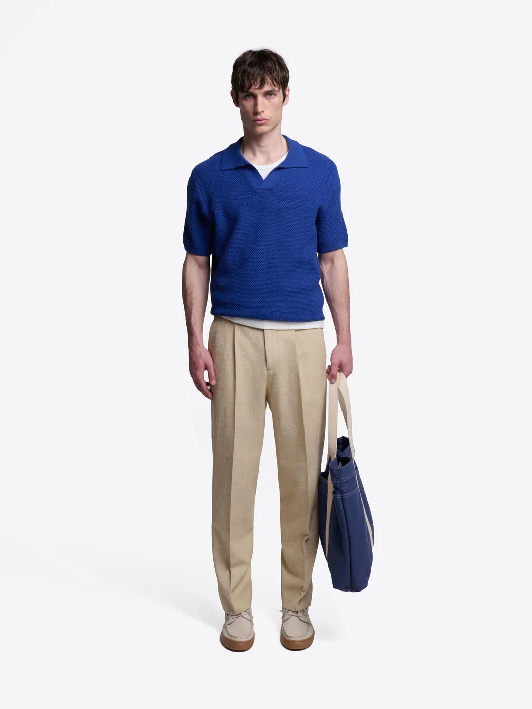 Polo maille col derby - L'atelier - Image 3
