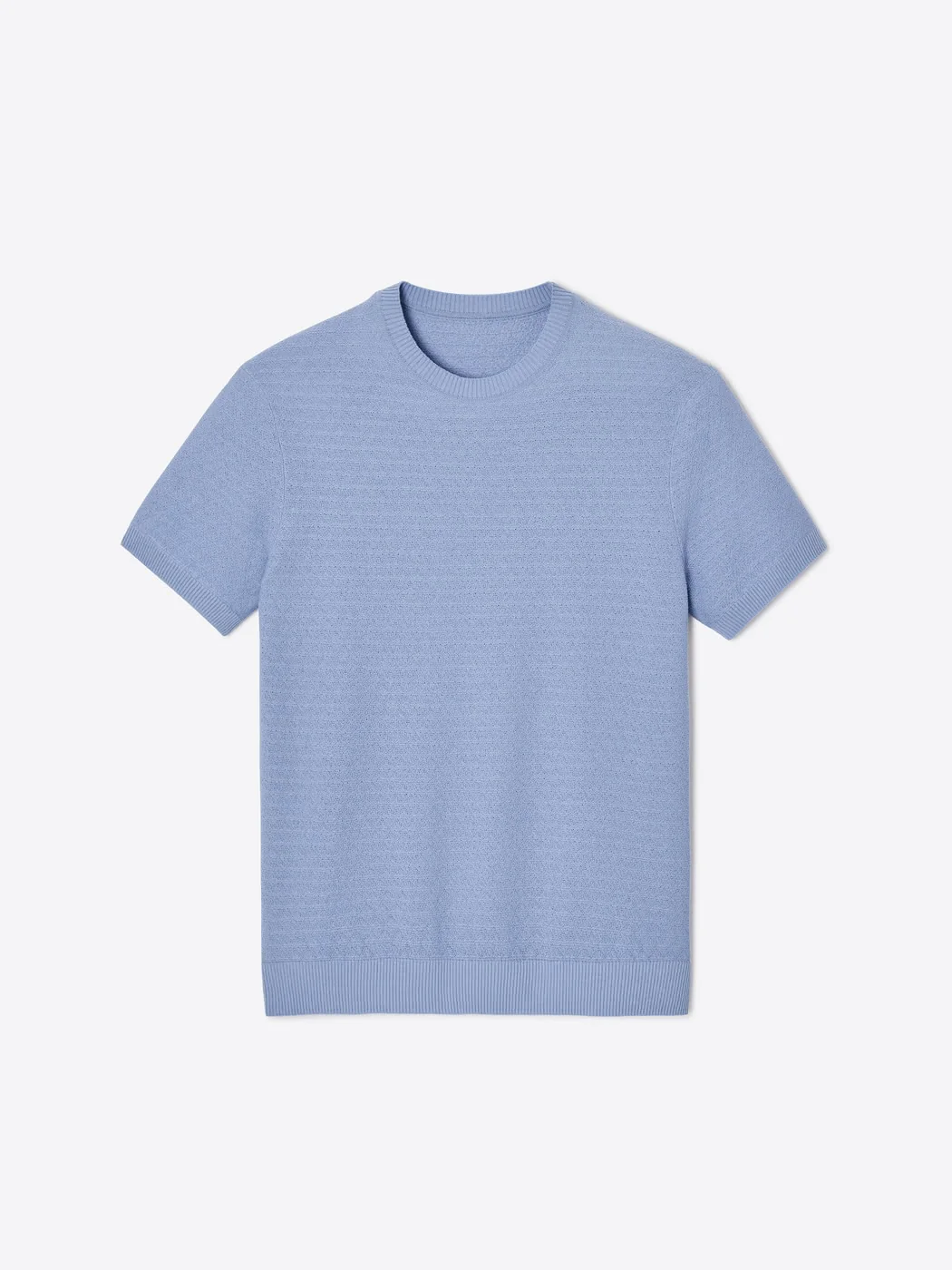 T-shirt maille col rond en coton - Image 3