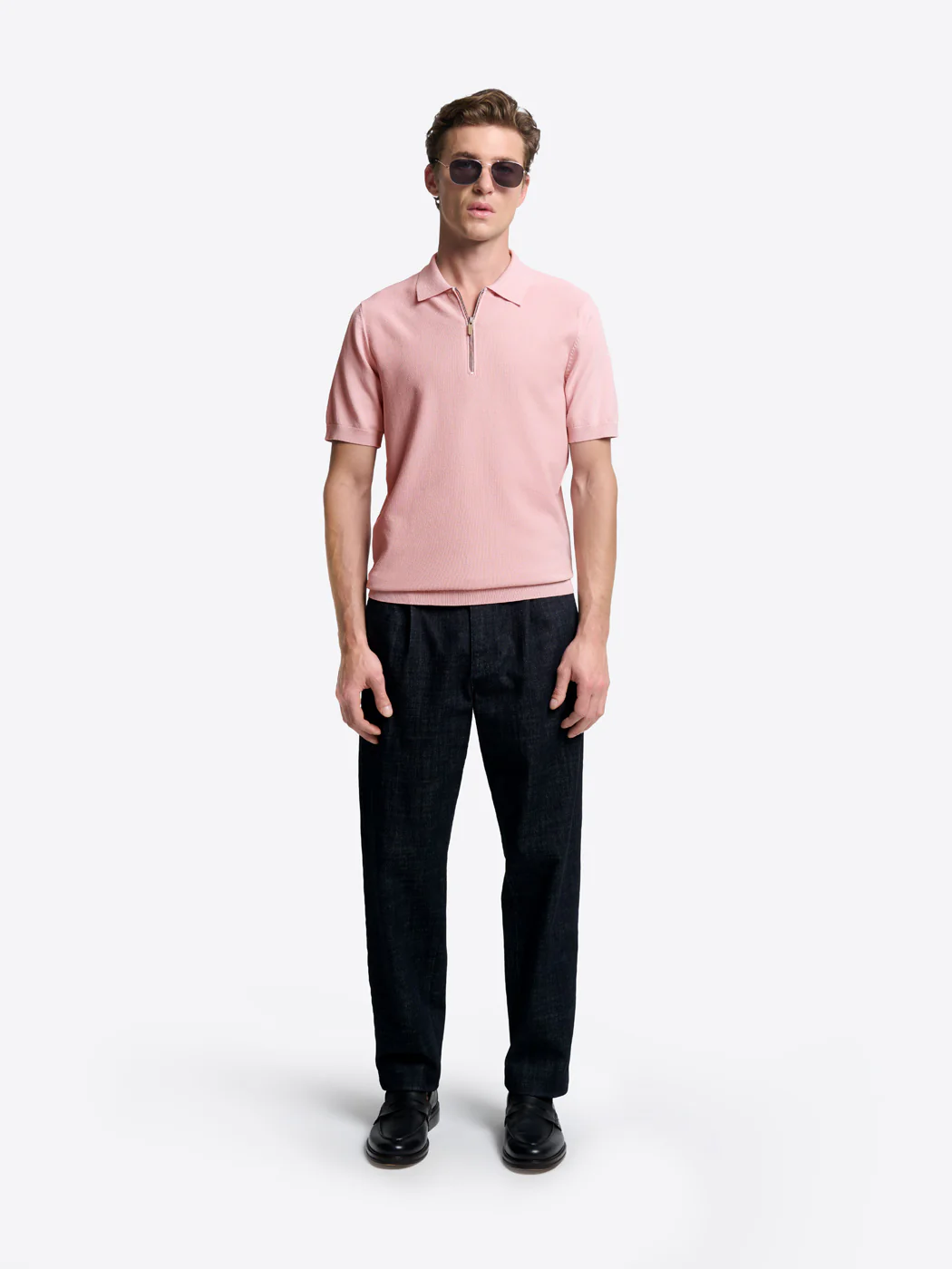 Polo maille col zippé - Image 4